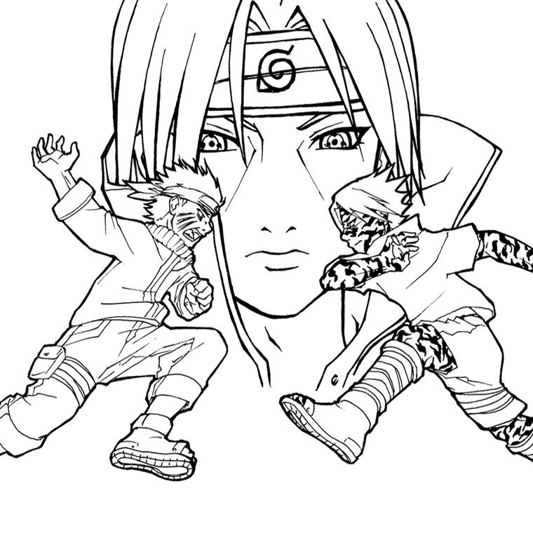 Coloriage Naruto Shippuden Minato | Coloriage Kids tout Dessin De Naruto Shippuden