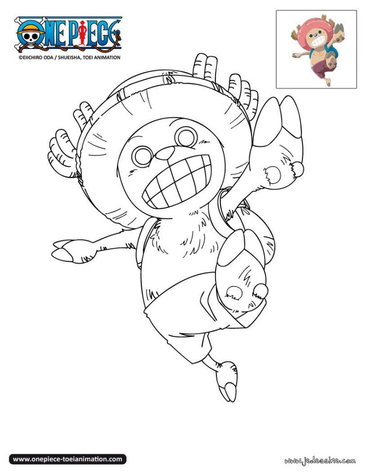 Coloriage One Piece – Coloriage Chopper | Coloriage Manga avec Dessin A Imprimer One Piece