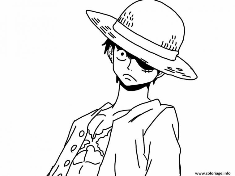 Coloriage One Piece Luffy By Alice Wani À Imprimer destiné Coloriage À Imprimer One Piece