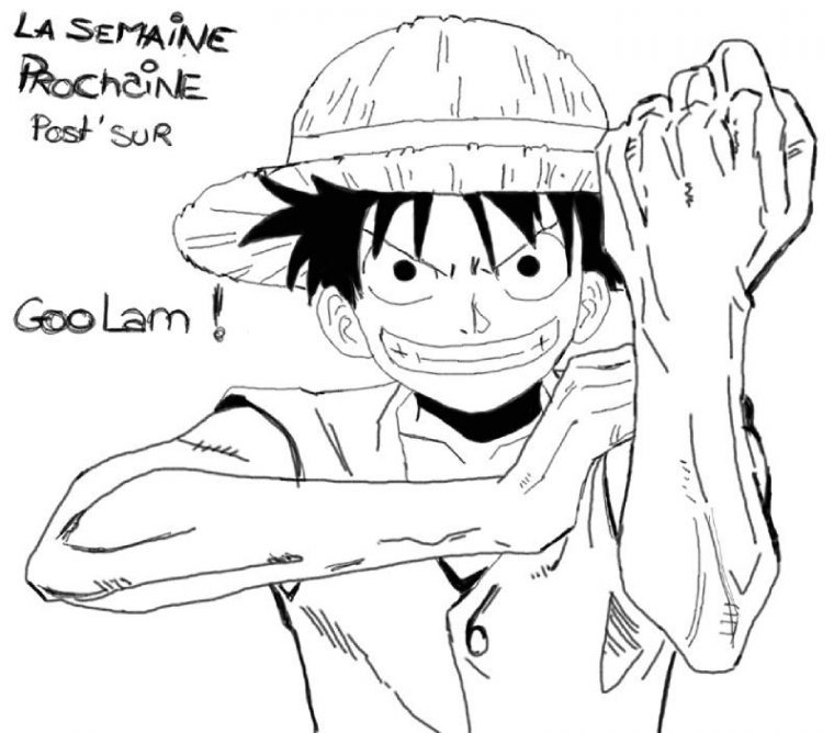 Coloriage One Piece Luffy – Greatestcoloringbook pour One Piece A Imprimer