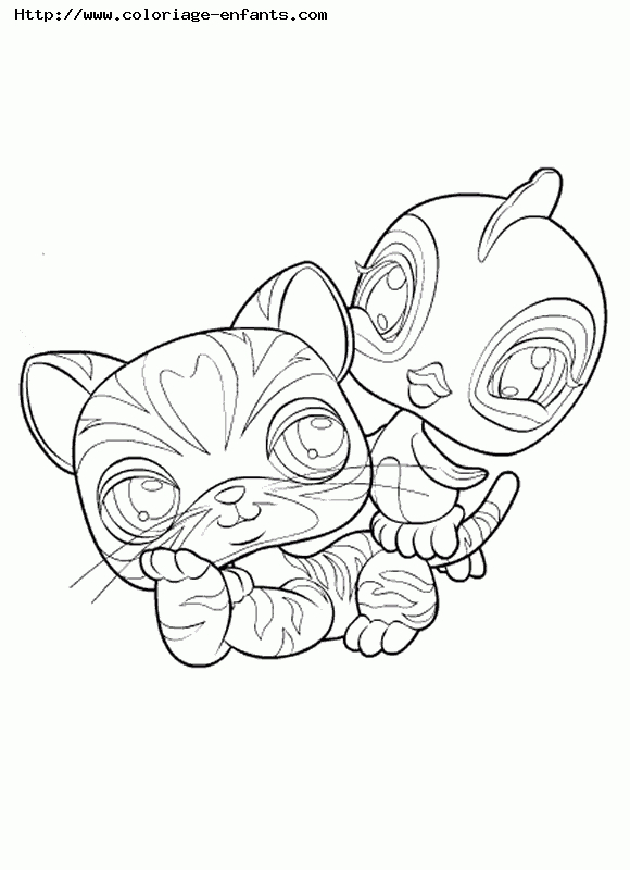 Coloriage Petshop À Imprimer Et À Colorier dedans Coloriage De Petshop