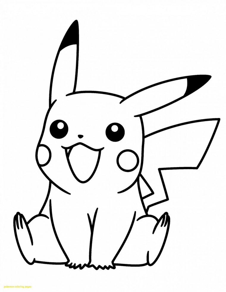 Coloriage Pikachu Mignon – Dessin Facile Couleur intérieur Pikachu Dessin Couleur