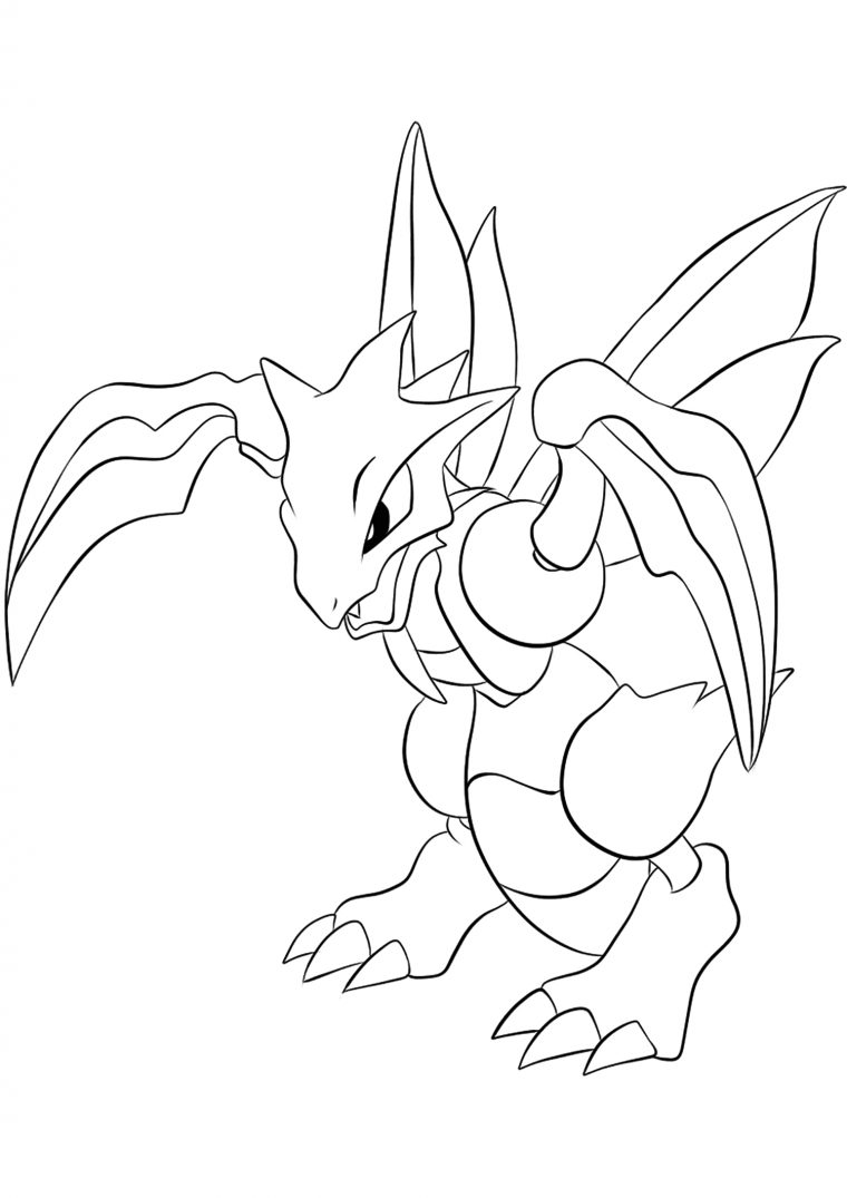 Coloriage Pokemon Insecateur – Dessin À Imprimer Du encequiconcerne Coloriage Poussifeu