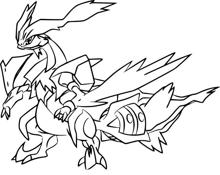 Coloriage Pokemon Kyurem : Pokemon Kyurem Noir Et Blanc 31 concernant Coloriage Pokemon Zekrom