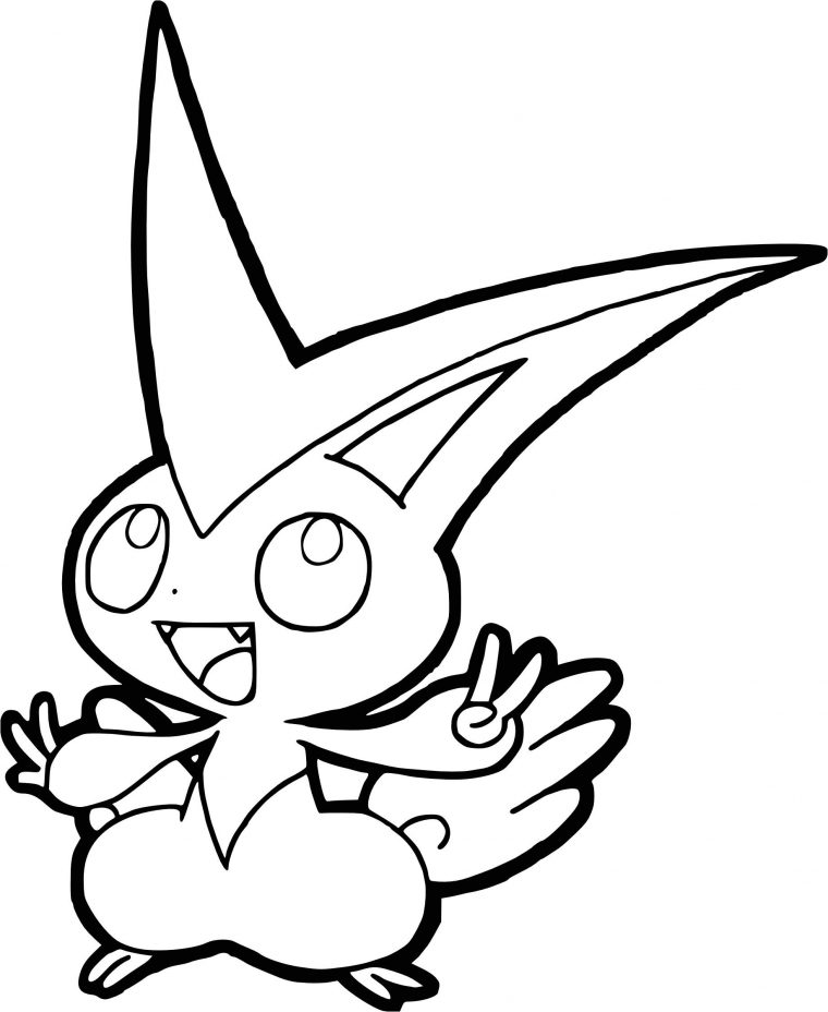 Coloriage Pokemon Victini Coloriage Victini Pokemon concernant Dessin Pokemon Legendaire A Imprimer