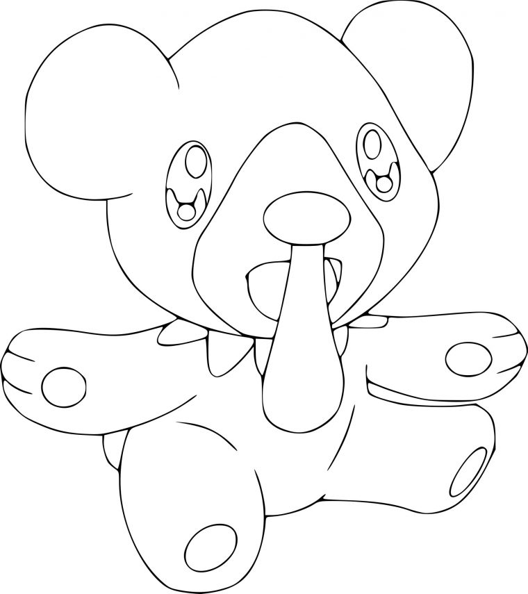 Coloriage Polarhume Pokemon À Imprimer tout Coloriage Givrali