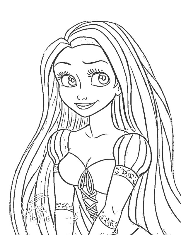 Coloriage Raiponce Facile Dessin Gratuit À Imprimer intérieur Lolirock À Imprimer Gratuit