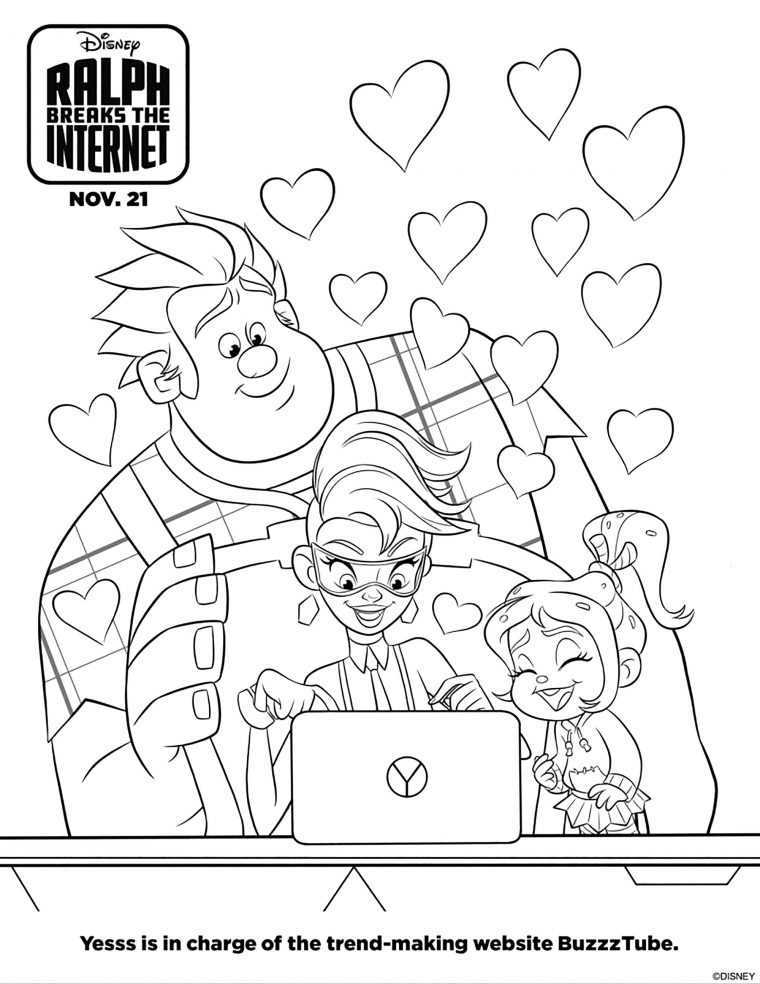 Coloriage Ralph 2.0 À Télécharger – Coloriage Ralph 2.0 destiné Coloriage Le Monde De Ralph