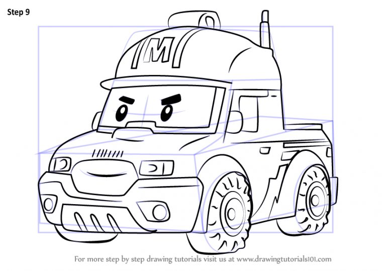 Coloriage Robot Car Poli – Dessin Et Coloriage dedans Dessin A Imprimer Robocar Poli