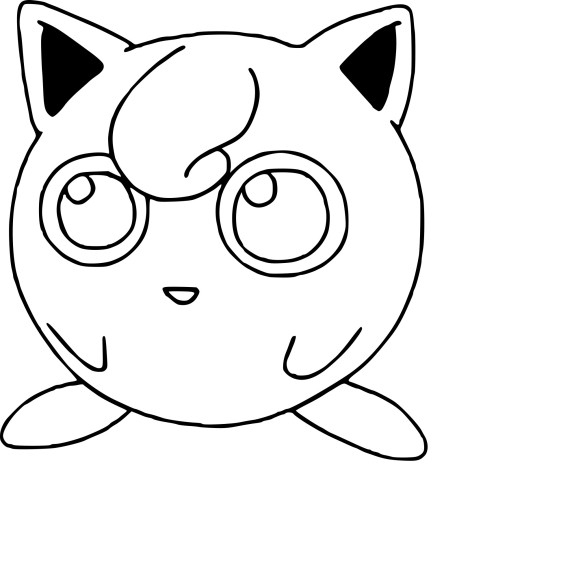 Coloriage Rondoudou Pokemon À Imprimer pour Coloriage Pokemon Massko