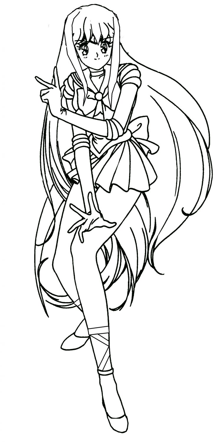 Coloriage Sailor Vénus À Imprimer Et Colorier serapportantà Coloriage Salameche A Imprimer