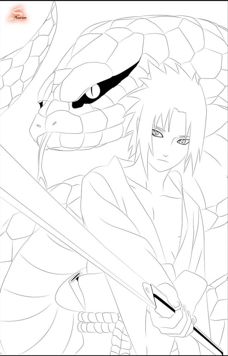 Coloriage Sasuke – 80 Coloriages À Imprimer | Wonder Day dedans Dessin A Imprimer Sasuke