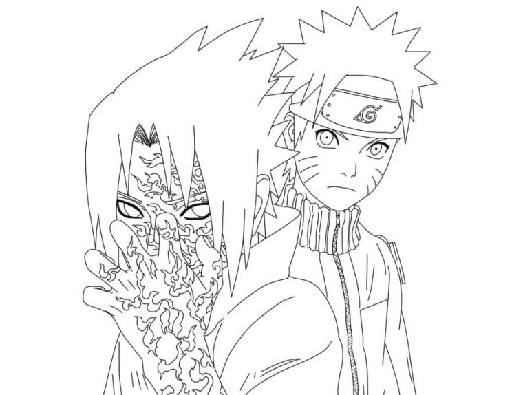 Coloriage Sasuke – 80 Coloriages À Imprimer | Wonder Day dedans Sasuke A Imprimer