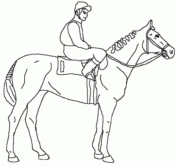 Coloriage Sports – Equitation À Colorier | Allofamille avec Coloriage Equitation