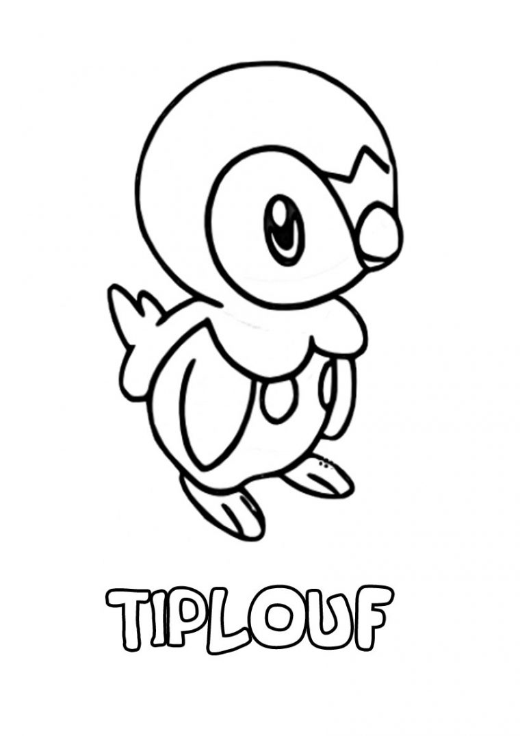 Coloriage Tiplouf Pokemon À Imprimer Sur Coloriages intérieur Dessin A Imprimer Pokemon