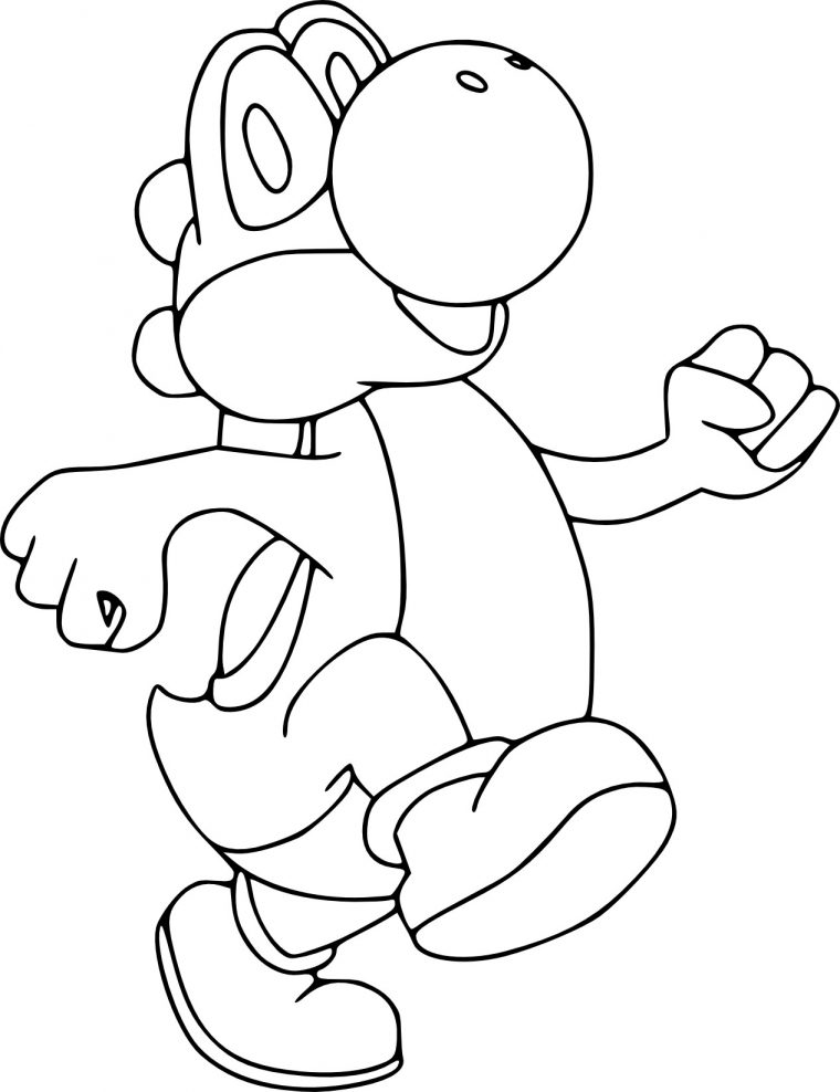 Coloriage Yoshi Dessin À Imprimer Sur Coloriages concernant Dessin A Imprimer Yoshi