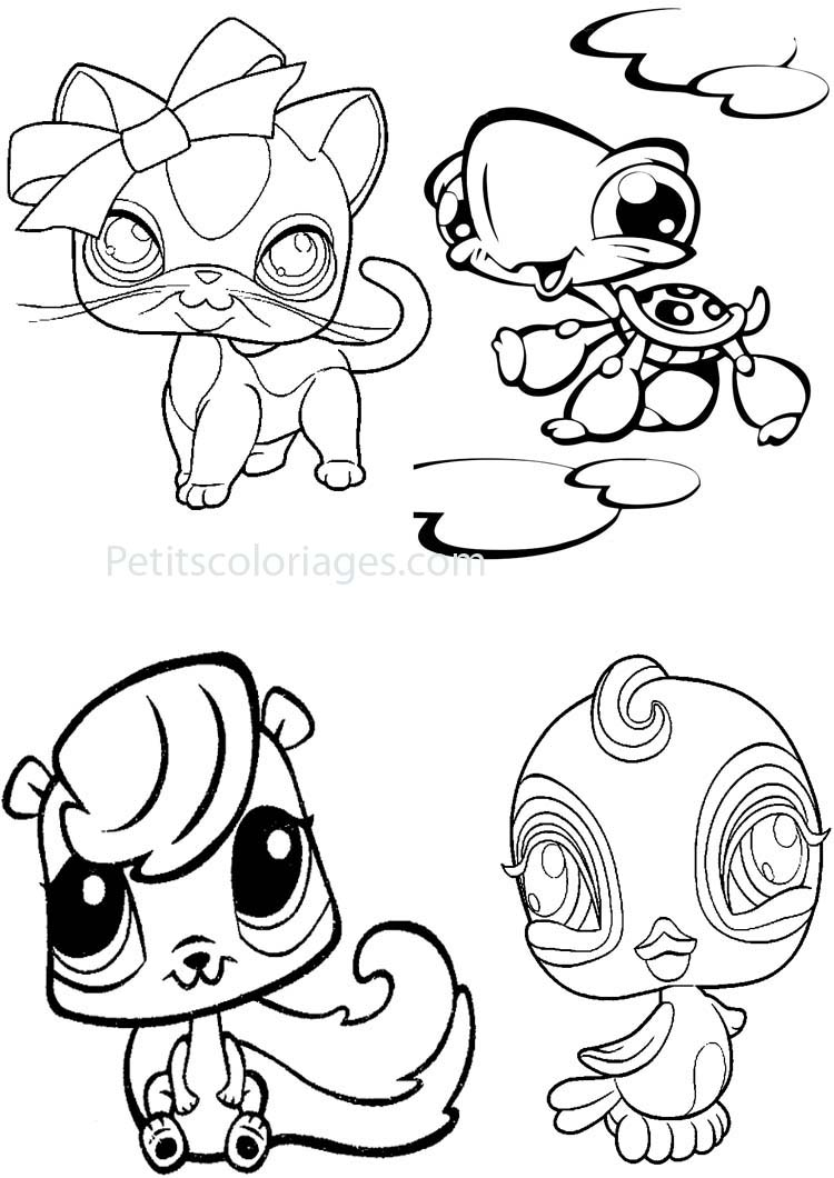 Coloriages À Imprimer : Petshop, Numéro : 145656 à Coloriage De Petshop