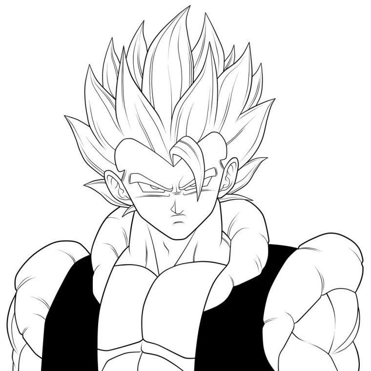 Coloriages À Imprimer : Vegeta, Numéro : 17474 concernant Coloriage Vegeta