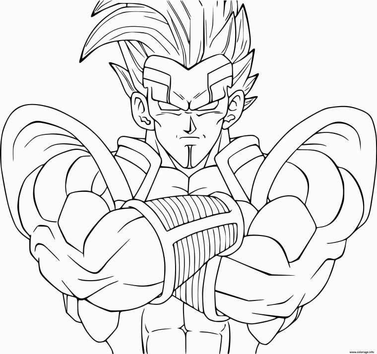 Coloriages À Imprimer : Vegeta, Numéro : 8Dbe8Bc4 serapportantà Coloriage Vegeta