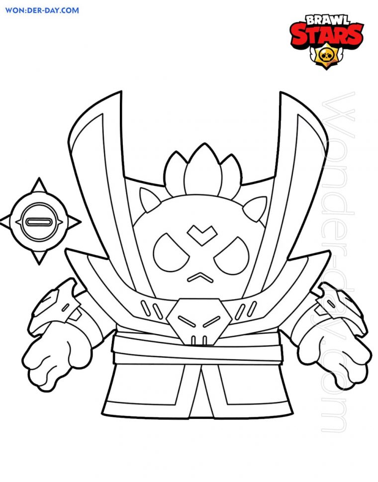 Coloriages Brawl Stars. Imprimer 350 Nouvelles Images intérieur Coloriage Brawl Stars Spike