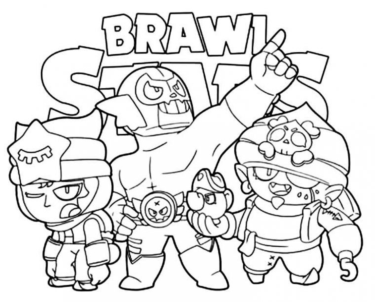 Coloriages Brawl Stars – Maison Bonte : Votre Guide tout Coloriage Brawl Stars Ricochet