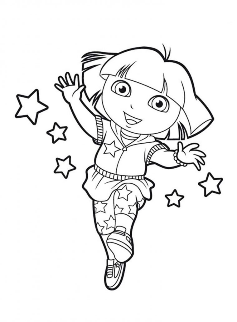 Coloriages Dora À Imprimer – Backupyourbrain destiné Coloriage A Imprimer Fille