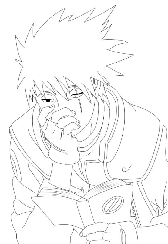 Coloriages Kakashi À Imprimer – Coloriages À Imprimer tout Coloriage Sharingan