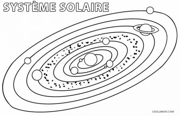 Coloriages – Système Solaire – Coloriages Gratuits À Imprimer pour Coloriage Planete Systeme Solaire