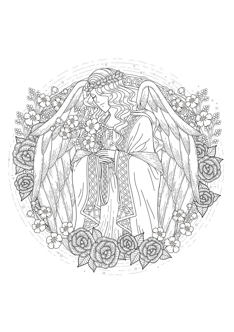 angel coloring pages