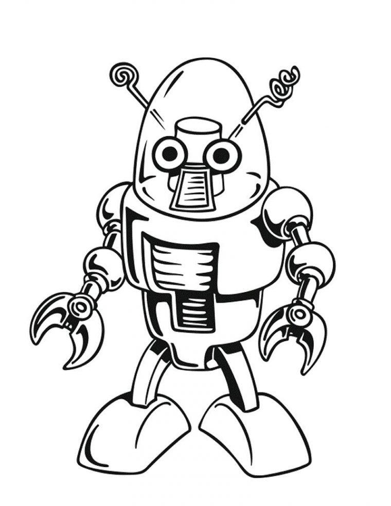 Coloring Page Tobot – Printable Coloring avec Coloriage Tobot