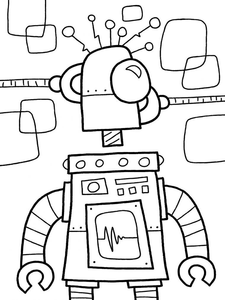 Coloring Page Tobot – Printable Coloring intérieur Coloriage Tobot