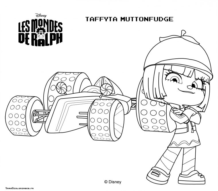 Coloring Page Wreck-It Ralph destiné Coloriage Le Monde De Ralph