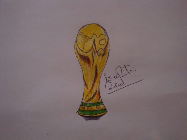 Comment Dessiner Le Trophée De La Coupe Du Monde – Dessin concernant Trophée Coupe Coloriage