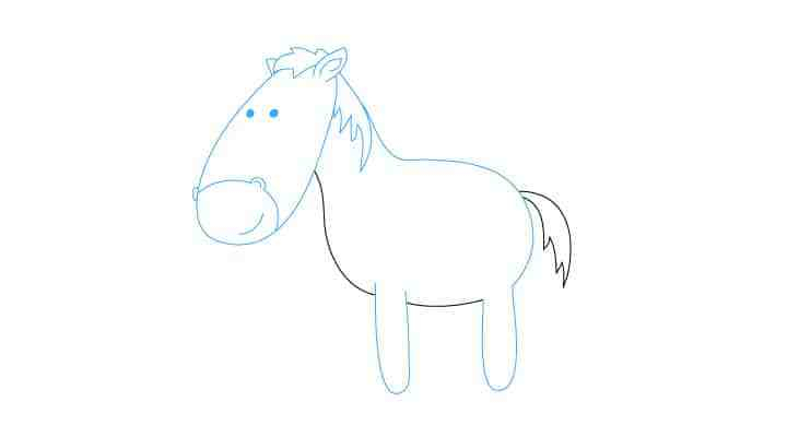 Comment Dessiner Un Cheval – Dessein De Dessin destiné Comment Dessiner Un Avion Facile