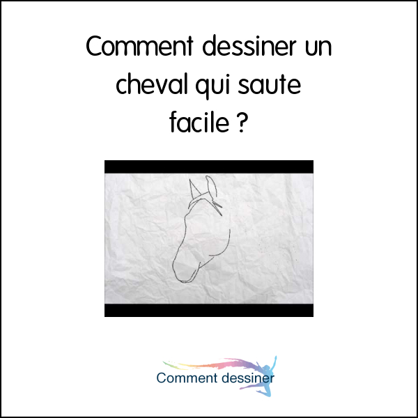 Comment Dessiner Un Cheval Qui Saute Facile – Comment Dessiner avec Dessiner Un Cheval Qui Saute