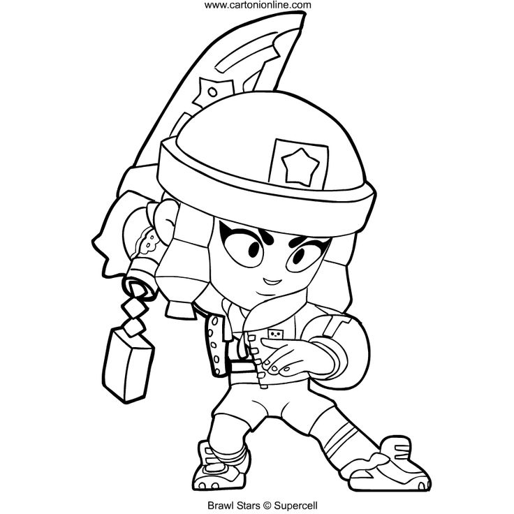 Dessin A Imprimer Brawl Stars Poco – Coloriage Bakesale concernant Coloriage Brawl Stars Ricochet