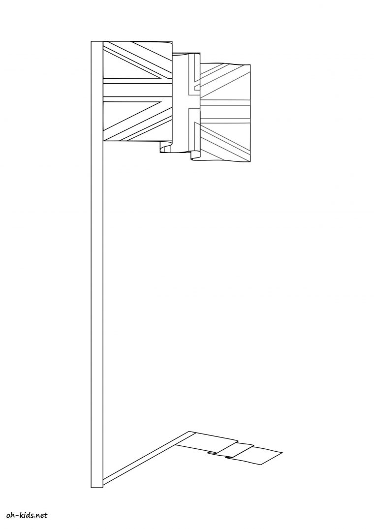 Dessin Anglais Drapeau serapportantà Dessin Drapeau Anglais À Colorier