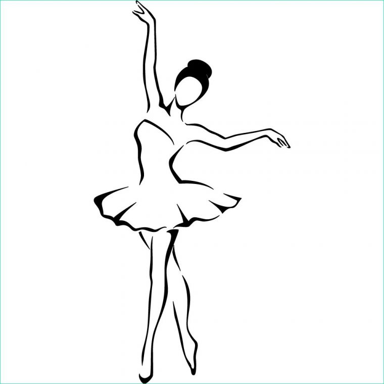 Dessin Danseuse Etoile Cool Galerie Adesivi Follia Adesivo intérieur Coloriage Danseuse Etoile