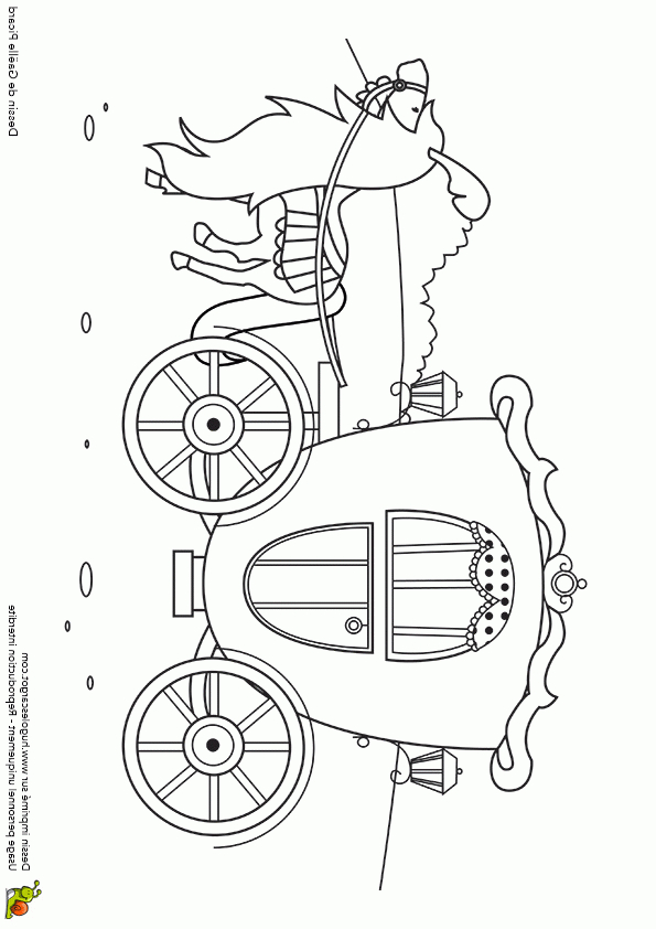 Dessin De Cendrillon Inspirant Galerie Coloriage Carrosse avec Coloriage Carrosse