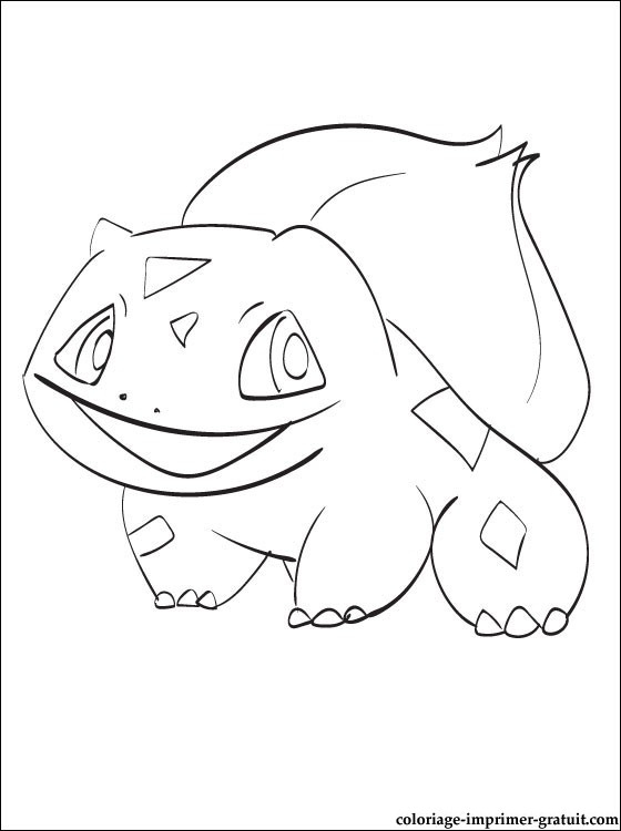 Dessin De Pokemon Bulbasaura Imprimer | Coloriage À pour Bulbizar Coloriage