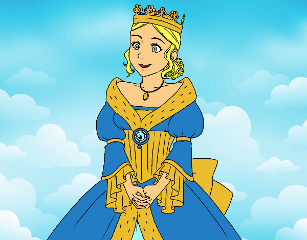 Dessin De Princesse Médiévale Colorie Par Membre Non encequiconcerne Coloritou