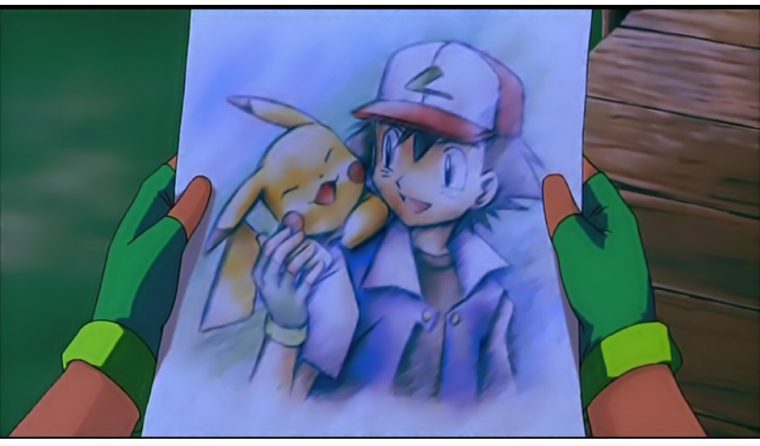 Dessin De Sacha Et Pikachu En Couleur pour Pikachu Dessin Couleur