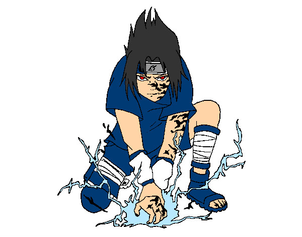 Dessin De Sasuke Colorie Par Nath Le 04 De Janvier De 2015 avec Sasuke A Imprimer