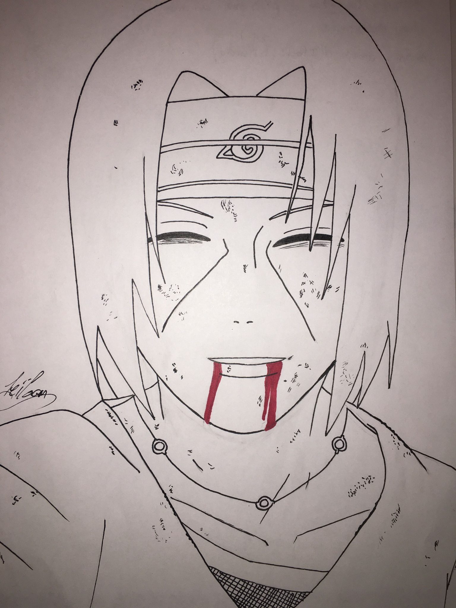 Dessin Facile Sasuke - Voila Un Petit Dessin De Sasuke destiné Dessin