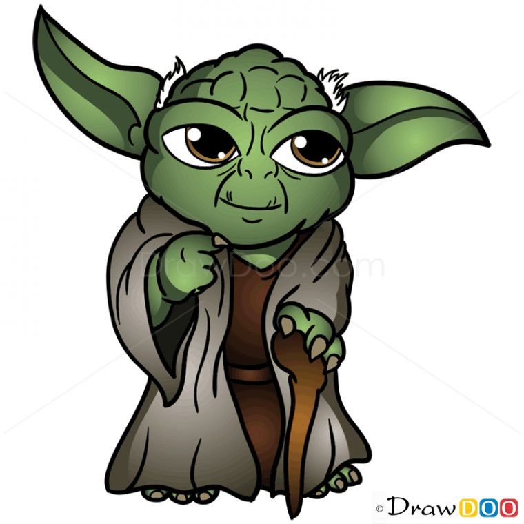 Dessin Facile Yoda – Dessin Facile à Maitre Yoda Coloriage