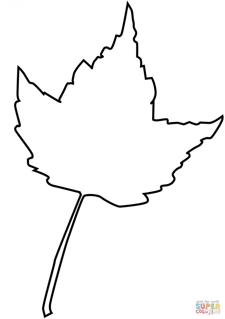 Dessin Feuille Erable – Greatestcoloringbook avec Feuille Canada Dessin