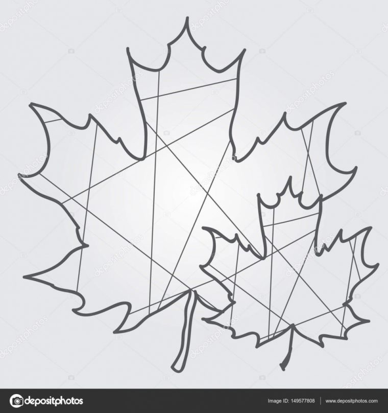 Dessin Feuille Erable – Greatestcoloringbook dedans Feuille Canada Dessin