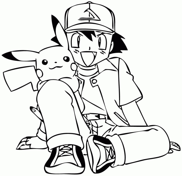 Dessin Pokemon Pikachu Beau Photos Coloriage Sacha Et tout Coloriage Pokemon Sacha