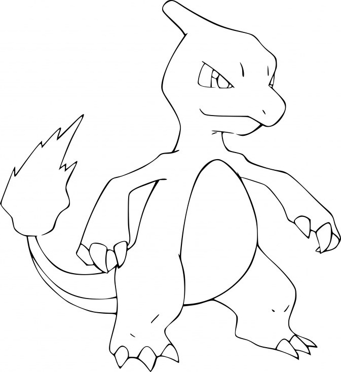 Dessin Salameche Beau Image Coloriage Pokemon Dessins De intérieur Coloriage Salameche