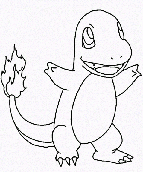 Dessin Salameche Impressionnant Image Coloriage Du Pokemon pour Coloriage Salameche